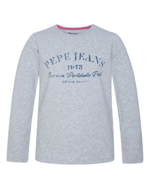 T-Shirt Pepe Jeans Strass gris